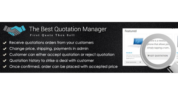 Complete Quotation Manager - First Quote Then Sell Complete Quotation Manager - First Quote Then Sell