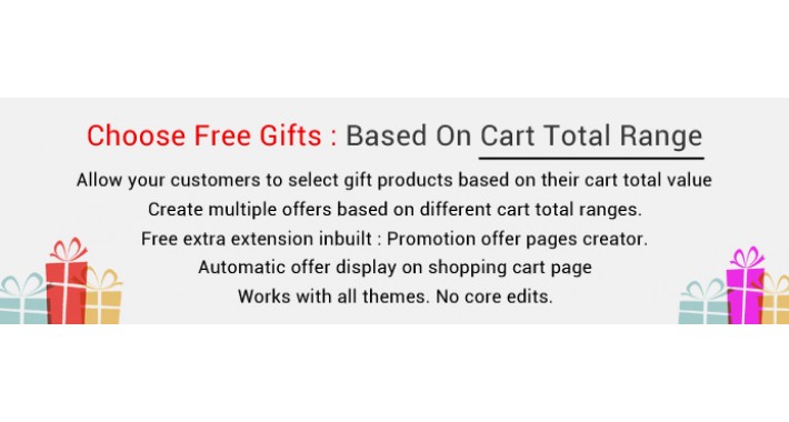 Free Gift Products Based On Cart Total Amount Free Gift Products Based On Cart Total Amount