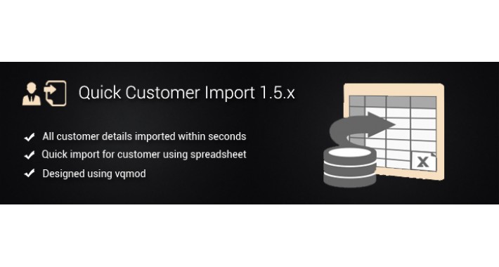 Import customers 1.5.x to opencart quickly from csv sheet Import customers 1.5.x to opencart quickly from csv sheet