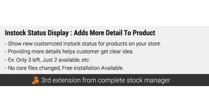 In Stock Status : 3 Features Pack In Stock Status : 3 Features Pack