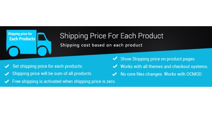 Shipping Price For Each Product Shipping Price For Each Product