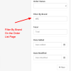 Order Filter By Manufacturer / Brand