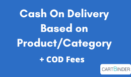 Cash on delivery based on category and product in cart Cash on delivery based on category and product in cart