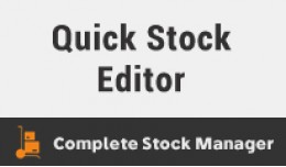 Quick Stock Editor : Products and Options