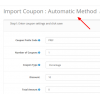 Bulk Coupon Import ( Automatic & Csv Sheet ) Bulk Coupon Import ( Automatic & Csv Sheet )