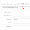 Bulk Coupon Import ( Automatic & Csv Sheet ) Bulk Coupon Import ( Automatic & Csv Sheet )