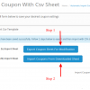 Bulk Coupon Import ( Automatic & Csv Sheet ) Bulk Coupon Import ( Automatic & Csv Sheet )