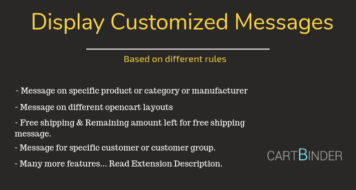 Customized Message Display: Create Custom Messages Based On Audience & Conditions Customized Message Display: Create Custom Messages Based On Audience & Conditions