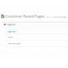 Custom Pages Based On Customer Group / Customer Custom Pages Based On Customer Group / Customer