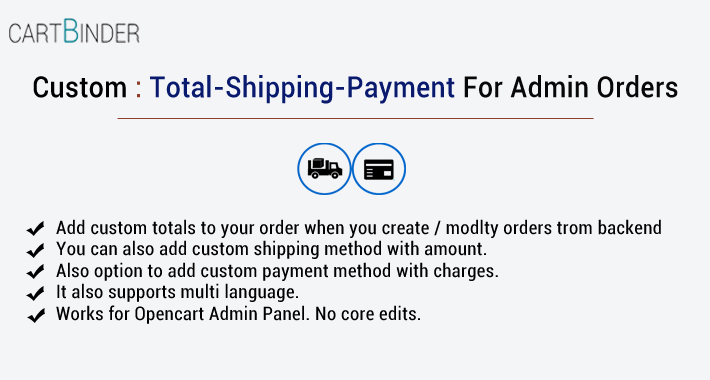 Add Customized total shipping and payment from admin side order Add Customized total shipping and payment from admin side order