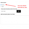 Delivery dates / time slots selection for orders : Multi control