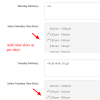 Delivery dates / time slots selection for orders : Multi control Delivery dates / time slots selection for orders : Multi control