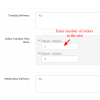 Delivery dates / time slots selection for orders : Multi control Delivery dates / time slots selection for orders : Multi control