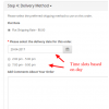 Delivery dates / time slots selection for orders : Multi control Delivery dates / time slots selection for orders : Multi control