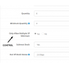 Quantity add in multiples of minimum quantity Quantity add in multiples of minimum quantity