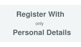 Register with only personal details on account page Register with only personal details on account page