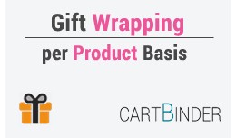 Gift wrapping per product basis