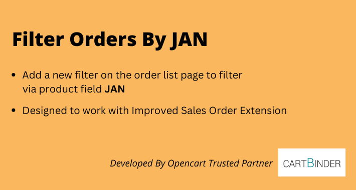 Order Filter By JAN Order Filter By JAN