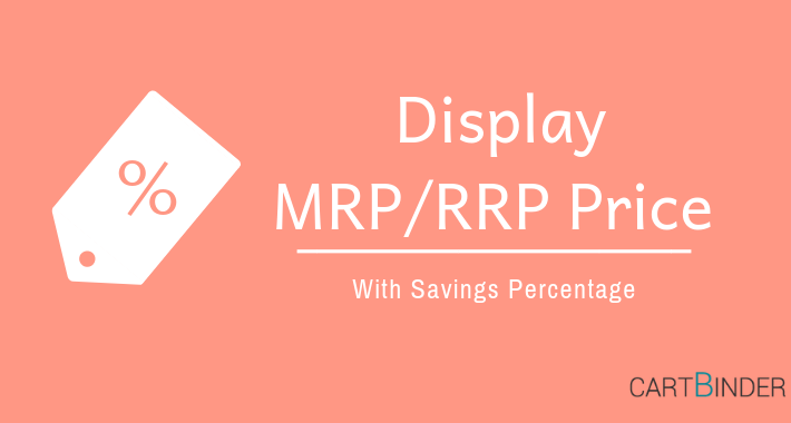 Show Actual Price - MRP - With Discount Calculation