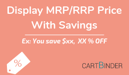 Show Actual Price - MRP - With Discount Calculation Show Actual Price - MRP - With Discount Calculation