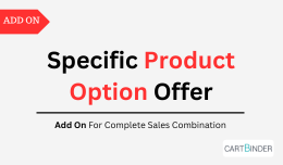 Specific Product Option Offer - Add On For Sales Combination