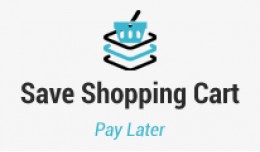 Save Shopping Cart : Pay Later Save Shopping Cart : Pay Later