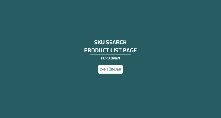 Sku filter on the product list for Admin Sku filter on the product list for Admin